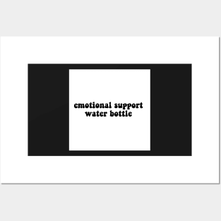 Emotional Support Water Bottle Posters and Art